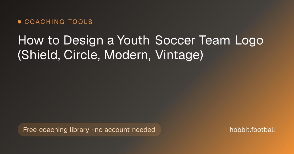 How to Design a Youth Soccer Team Logo: Shield, Circle, Modern, Vintage ...